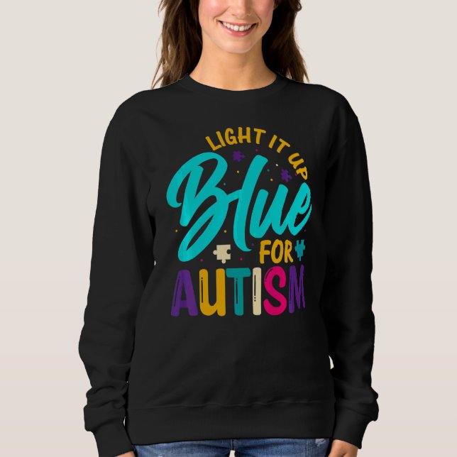 Licht für Autismus Sweatshirt (Vorderseite)