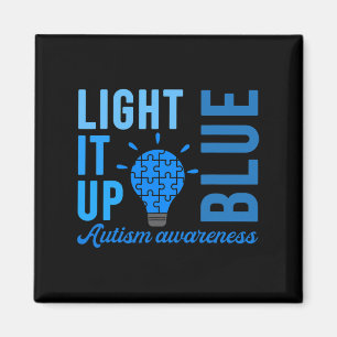 Licht für blaues Autismus-Bewusstsein S1 Magnet