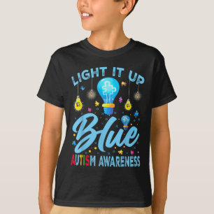 Licht für blaues Autismus-Bewusstsein T-Shirt