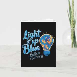 Licht für den blauen Autismus Karte