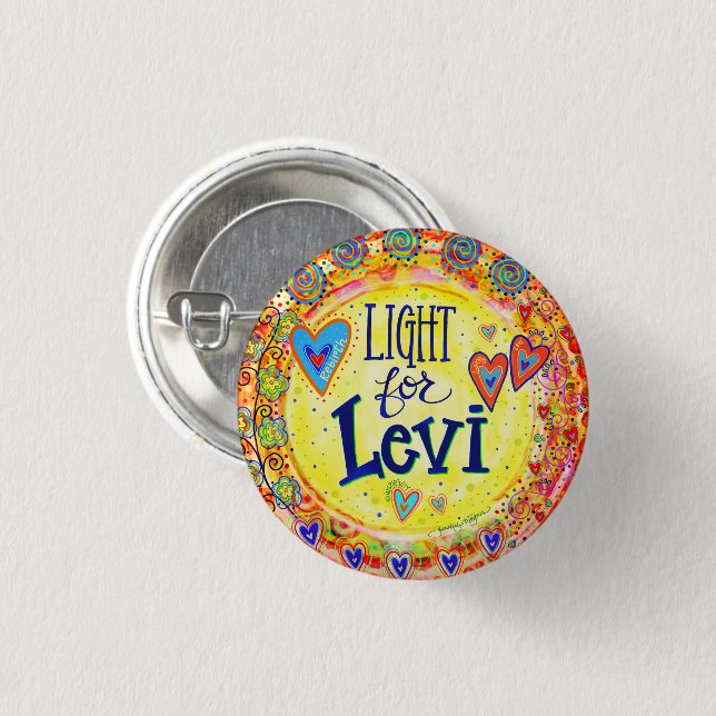 Licht für Levi "Inspirivity" Button (Vorne & Hinten)