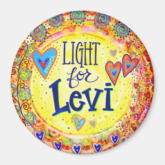 "Licht für Levi""Inspirivity Magnet (Vorne)