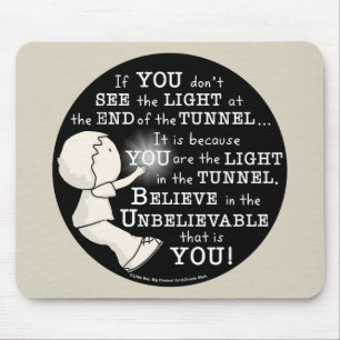 Licht im Tunnel Mousepad