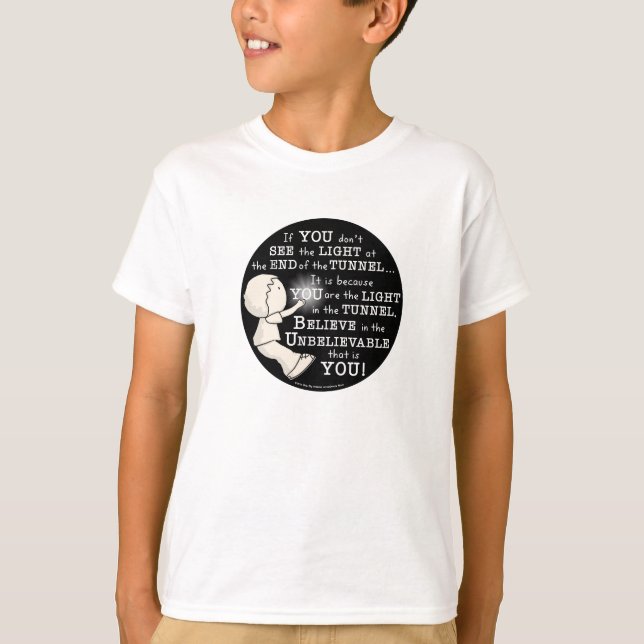 Licht im Tunnel T-Shirt (Vorderseite)