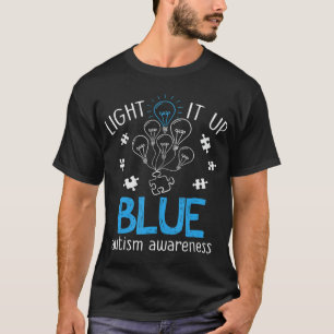 Licht in blaues Autismus Bewusstsein Autistisches  T-Shirt