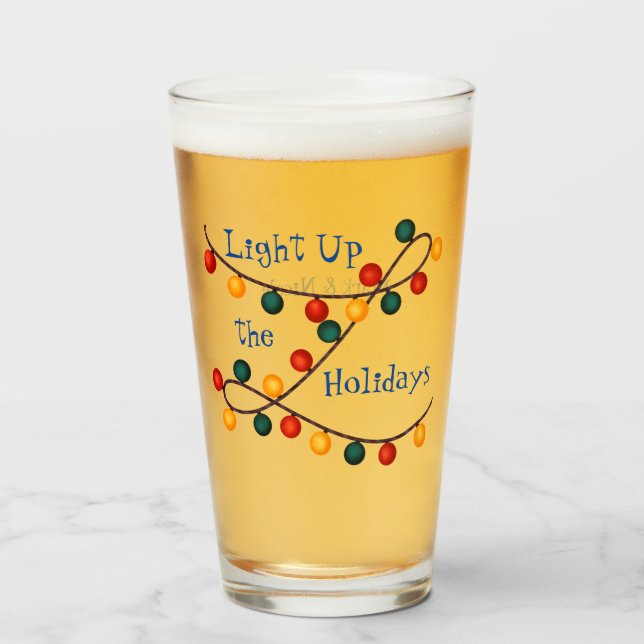 Licht in den Holidays Glass Tumbler (Vorne (Gefüllt))
