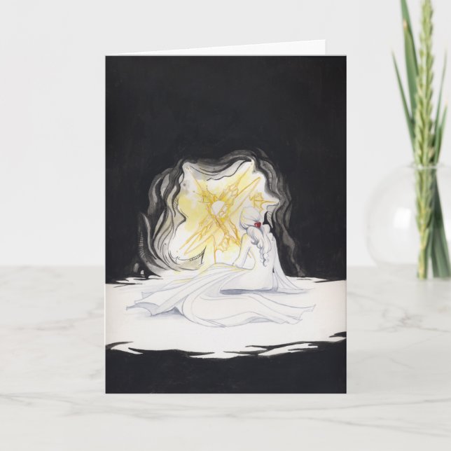 Licht in der Bleichkarte Karte (Vorderseite)