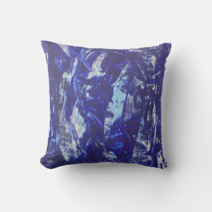 Licht in der Blue Sea Abstract Design von Doria d. Kissen