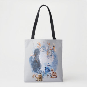 Licht in der dunklen Wintersonnenwende-Magie Tasche