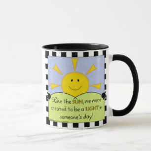 Licht in der Tagessonne eines Menschen Tasse