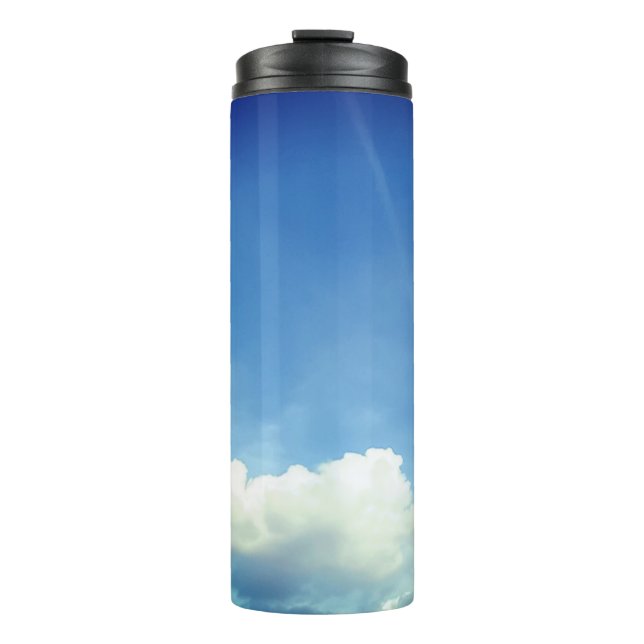 Licht in der Wolke Thermosbecher (Vorderseite)