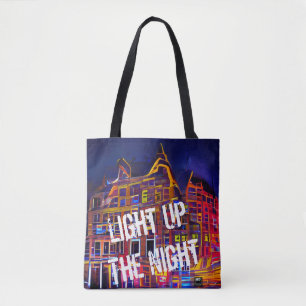 Licht in die Nacht 2 - Farbtontasche Tasche