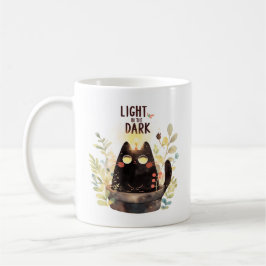 Licht in Dunkelheit - Pflanze Katzenjacke Tasse