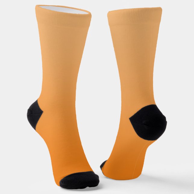 Licht in Dunkelorange-Strahlung Socken (Gewinkelt)