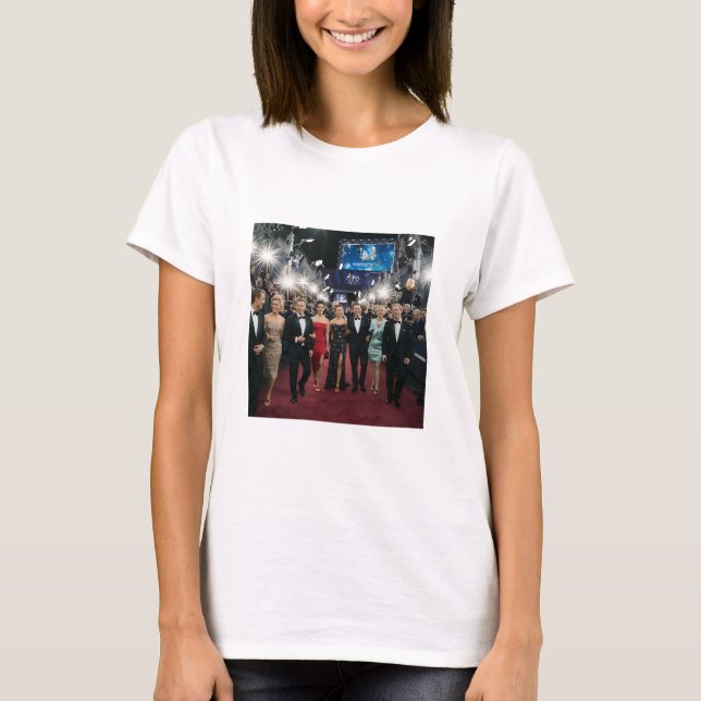Licht, Kamera, Glamour! T-Shirt (Vorderseite)