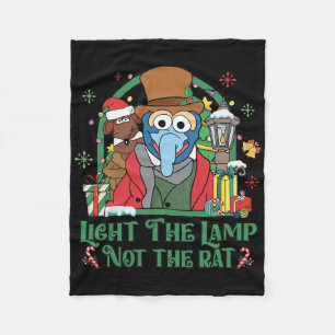 Licht nicht das Licht der Ratte Weihnachten 2 Fleecedecke