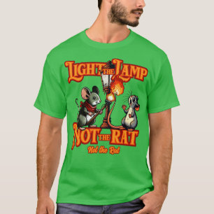 Licht nicht die Ratte, nicht die Ratte T-Shirt