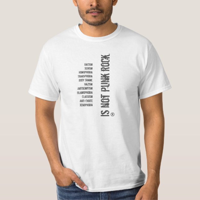 Licht nicht Punk Rock T-Shirt (Vorderseite)