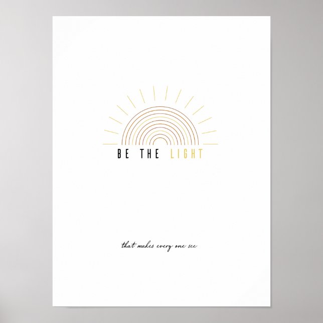 Licht Poster (Vorne)