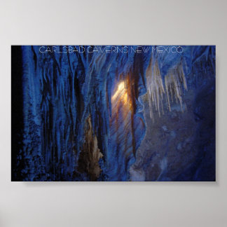 Licht scheint durch Drapery Poster