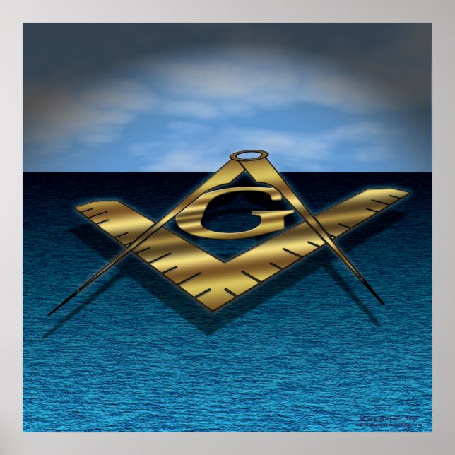 Licht über dem Meer Poster (Vorne)