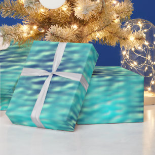 Licht und Dunkel-Pool-Wassermuster Geschenkpapier