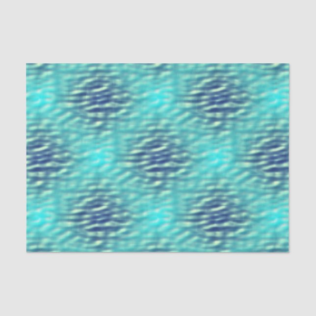 Licht und Dunkel-Pool-Wassermuster Seidenpapier (Vorderseite)