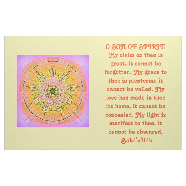 Licht und Ruhm Stoff (Yard (91,4 cm))