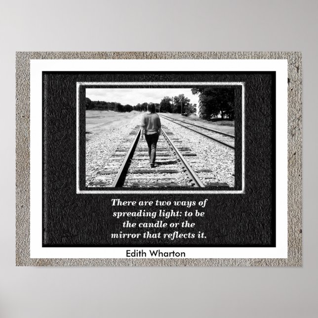 Licht verbreiten - Art Poster (Vorne)