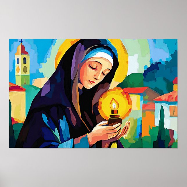 Licht von Assisi Poster (Vorne)