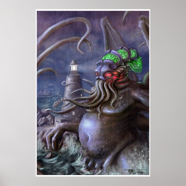 Licht von Cthulhu: Cthulhu erhebt sich vom Meer Poster (Vorne)