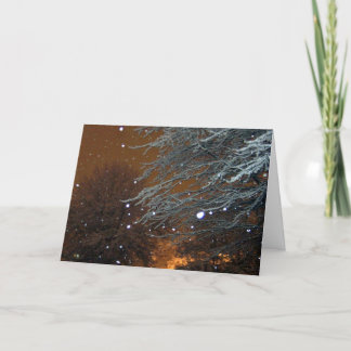 Licht von fern feiertagskarte