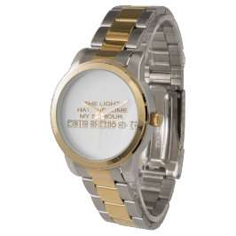 Licht wird mein Retter Armbanduhr