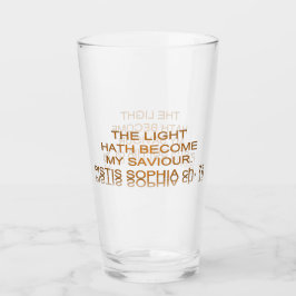 Licht wird mein Retter Glas