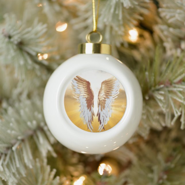 LICHTANGEL KERAMIK Kugel-Ornament (Baum)