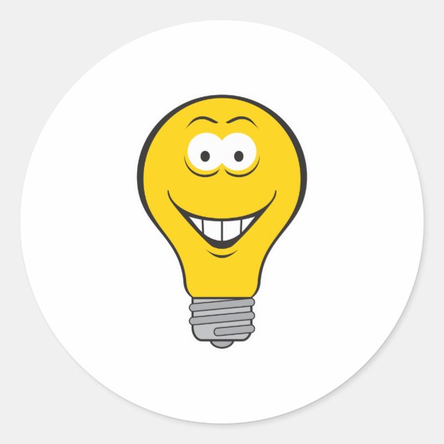 Lichtbiegefläche Runder Aufkleber (Vorderseite)