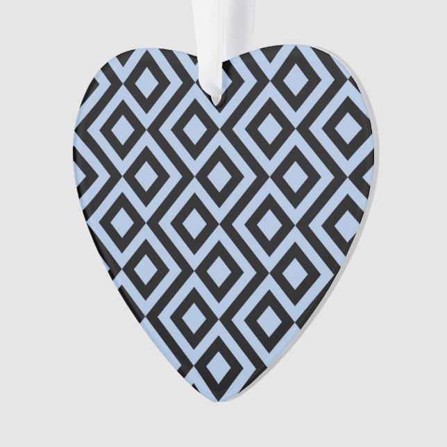Lichtblau und schwarz ornament (Vorderseite)