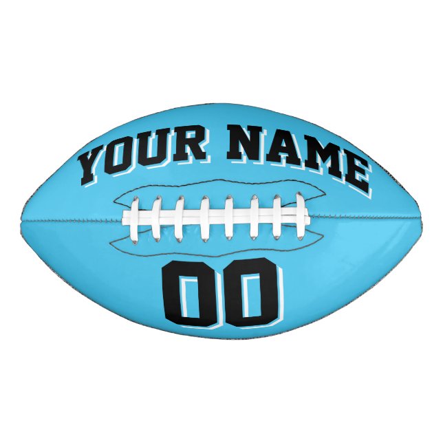 LICHTBLAUE BLACK UND WEISS FOOTBALL (Vorderseite)