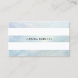 Lichtblaue Mutter der Perlmuttmuster Elegant Visitenkarte