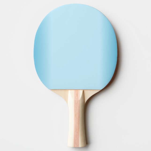 Lichtblauer Farbverlauf Tischtennis Schläger (Rückseite)