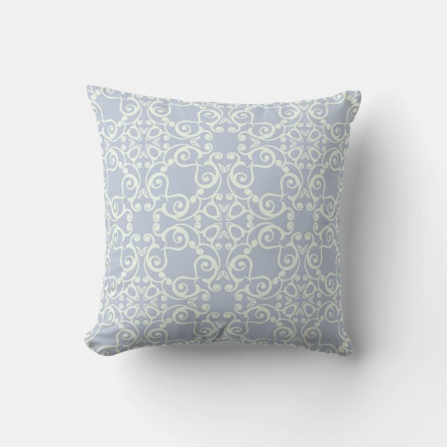 LICHTBLAUWEISE HAMPTONS PATTERIUM KUSCHE KISSEN (Vorderseite)