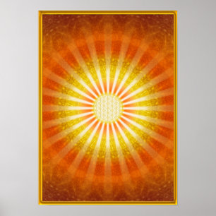 Lichtblicke - Goldrahmen - Poster