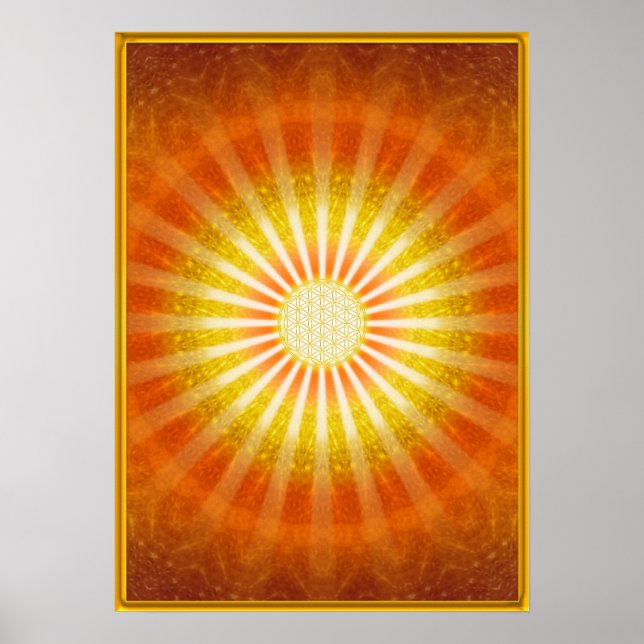 Lichtblicke - Goldrahmen - Poster (Vorne)