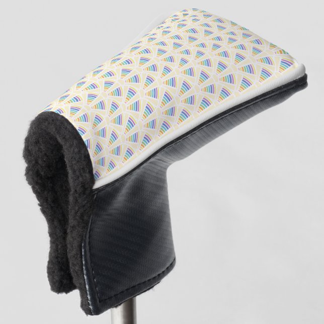 Lichtbogen Putter Cover Golf Headcover (3/4 Vorderseite)
