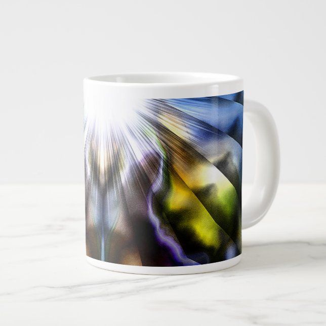 Lichtbruch Jumbo-Tasse (Vorderseite Rechts)