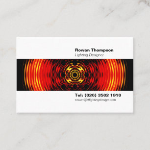 Lichtdesigner Euro Business Card Visitenkarte