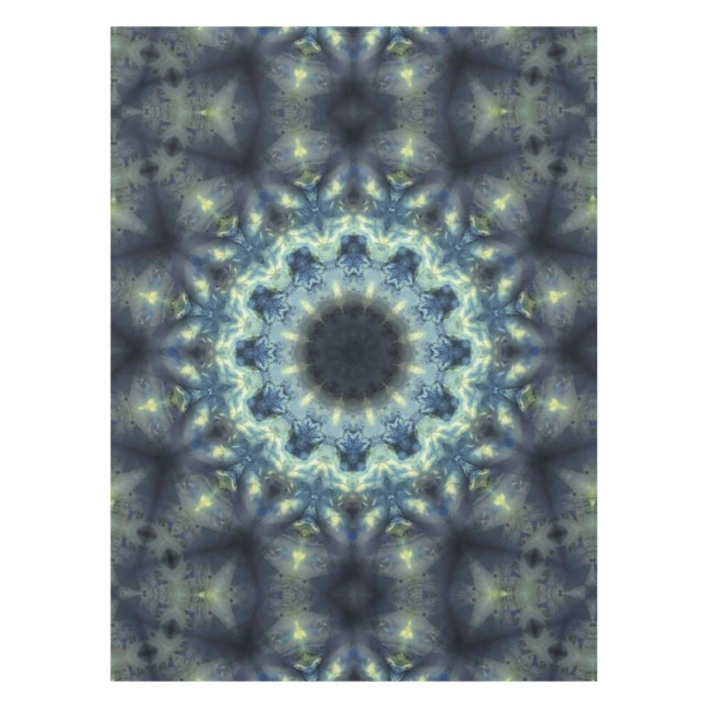 Lichtdurchlässige KristallKaleidoskop-Mandala Tischdecke (Vorderseite)