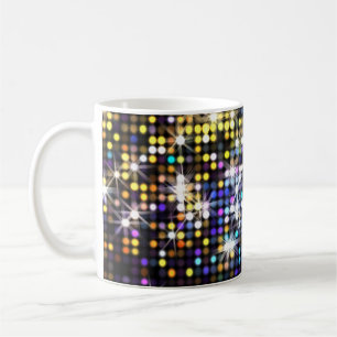 Lichteffektion: abstrakte glamouröse Mode Kaffeetasse
