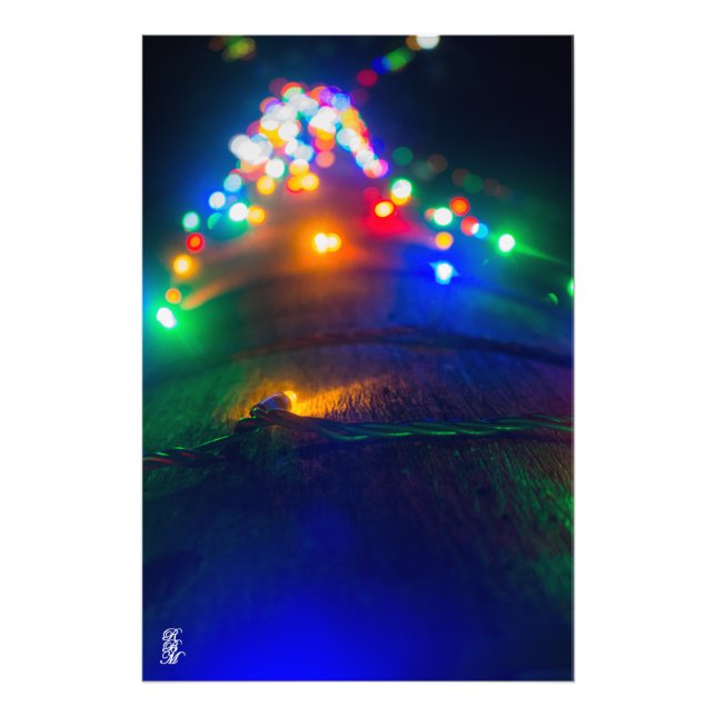 Lichter auf einem Baum Fotodruck (Vorne)