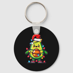 Lichter Avocado hässlicher Weihnachtspullover Guac Schlüsselanhänger